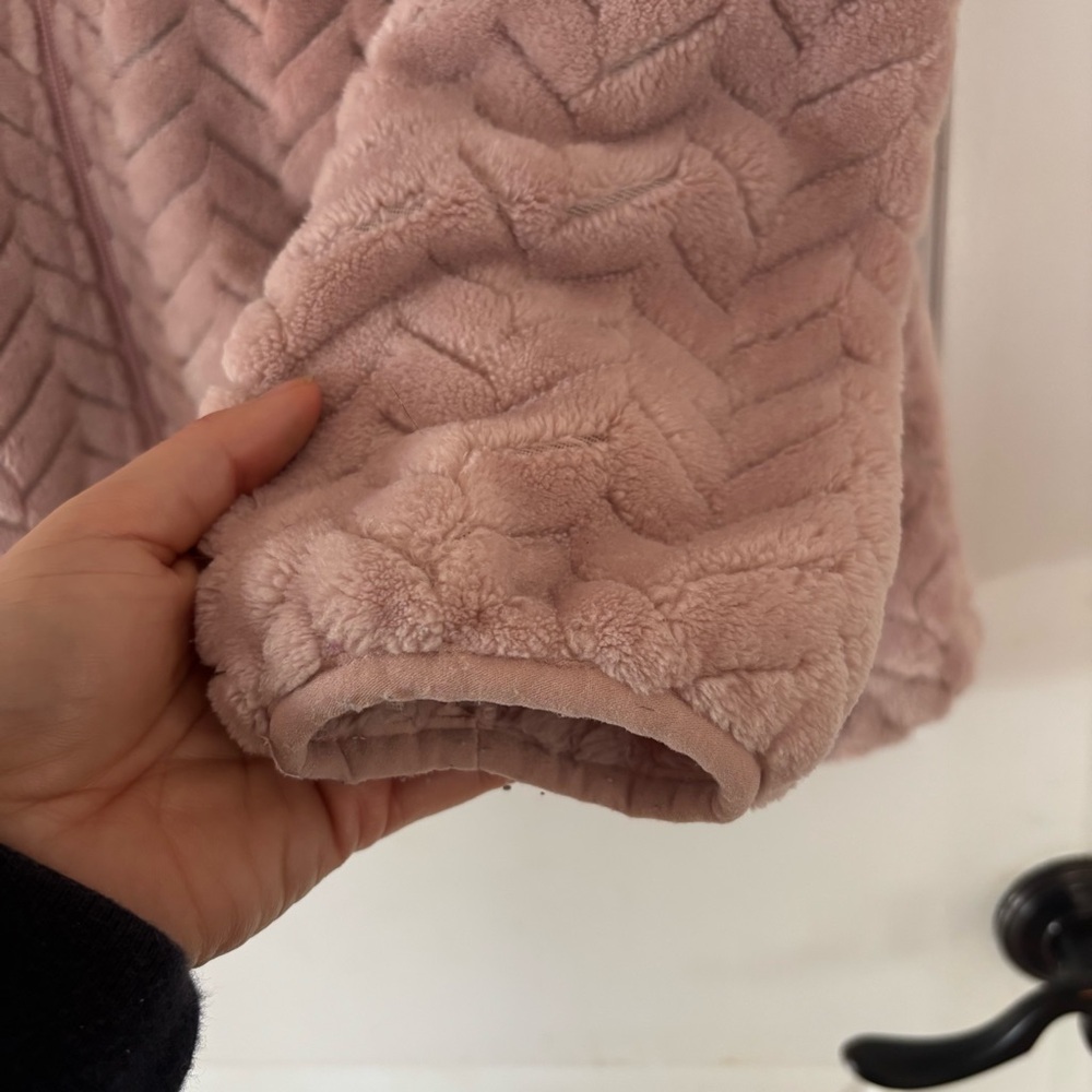 Free Country faux fur full zip jacket pink XL super soft and cozy - Picture 7 of 13